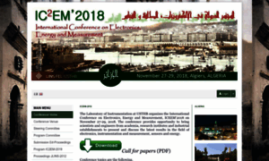 Ic2em-2018.sciencesconf.org thumbnail