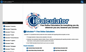 Icalculator.info thumbnail
