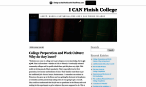 Icanfinishcollege.wordpress.com thumbnail