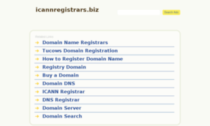 Icannregistrars.biz thumbnail