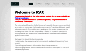 Icar-project.org thumbnail