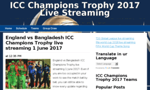 Iccchampionstrophy2017livez.com thumbnail