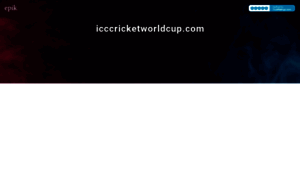 Icccricketworldcup.com thumbnail