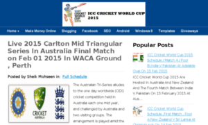 Icccricketworldcupof2015.com thumbnail