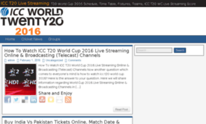 Icct20livestreaming.com thumbnail