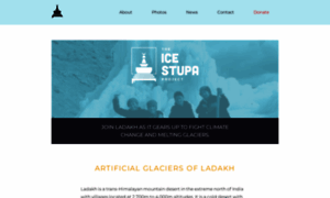 Icestupa.org thumbnail