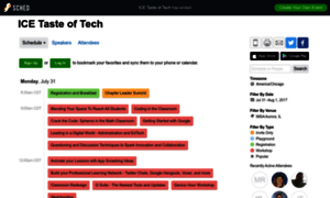 Icetasteoftech2017.sched.com thumbnail