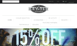 Icey-tek-coolers.com thumbnail