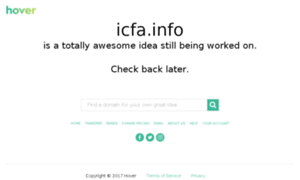 Icfa.info thumbnail
