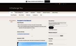 Ichallengeyouproject.wordpress.com thumbnail