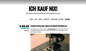 Ichkaufnix.wordpress.com thumbnail