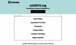 Icid2010.org thumbnail