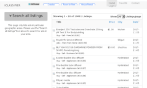 Iclassifier.com thumbnail