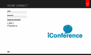 Iconference.adobeconnect.com thumbnail
