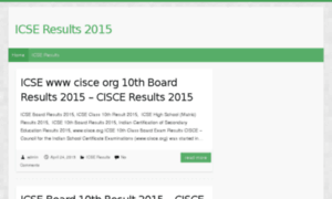 Icseresults2015.com thumbnail