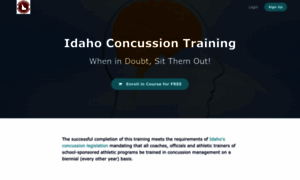 Idaho-concussion-training.teachable.com thumbnail