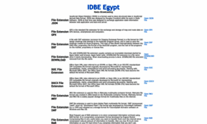 Idbe-egypt.com thumbnail