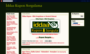 Iddaakuponsorgulama.blogspot.com thumbnail