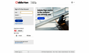 Iddiction.echosign.com thumbnail