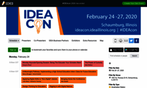 Ideacon2020.sched.com thumbnail