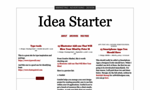 Ideastarter.wordpress.com thumbnail