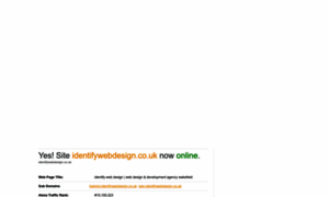 Identifywebdesign.co.uk.domainc.co.uk thumbnail