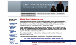 Identityprotectionservices.org thumbnail