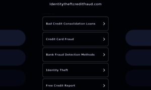 Identitytheftcreditfraud.com thumbnail