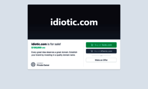 Idiotic.com thumbnail