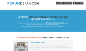 Idole-eternelle.forumdefan.com thumbnail