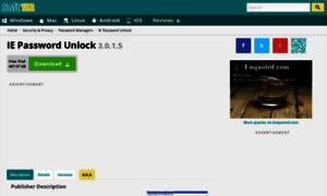 Ie-password-unlock.soft112.com thumbnail