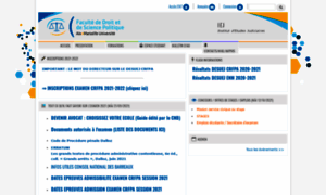 Iej-facdedroit.univ-amu.fr thumbnail