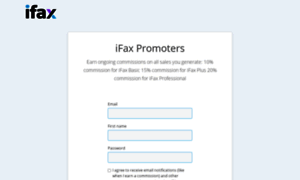 Ifax.firstpromoter.com thumbnail