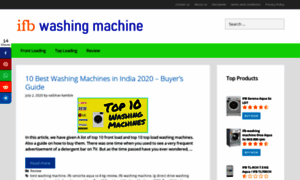 Ifbwashingmachine.in thumbnail