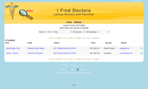 Ifinddoctors.com thumbnail