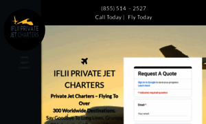 Ifliiprivatejetcharters.com thumbnail