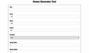 Iframe-generator.cyou thumbnail