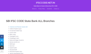 Ifsccode.net.in thumbnail