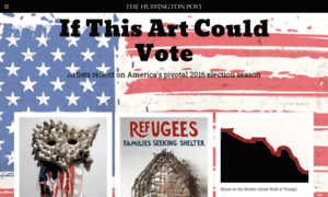 Ifthisartcouldvote.huffingtonpost.com thumbnail