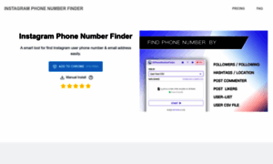 Ig-phone-number-finder.getwecomments.com thumbnail