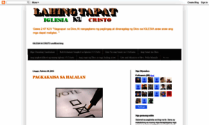 Iglesianicristolahingtapat.blogspot.com thumbnail