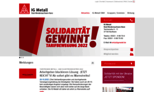 Igmetall-sued-niedersachsen-harz.de thumbnail