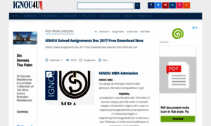 Ignou4u.com thumbnail