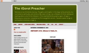 Igorotpreacher.com thumbnail