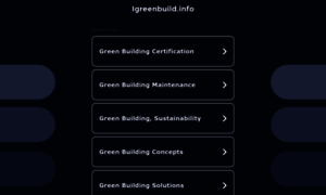 Igreenbuild.info thumbnail