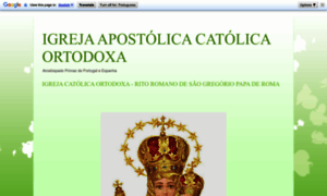 Igrejacatolicaortodoxa.blogspot.com thumbnail