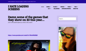 Ihateloadingscreens.wordpress.com thumbnail