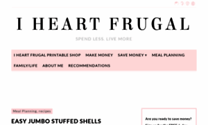 Iheartfrugal.com thumbnail