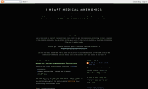 Iheartmedicalmnemonics.blogspot.co.uk thumbnail