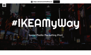 Ikeasocialmediamarketingplan.wordpress.com thumbnail